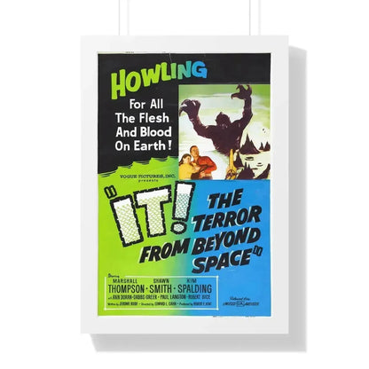 IT! THE TERROR FROM BEYOND SPACE (2) 1958 - Framed Movie Poster 16″ x 24″ White - The Sticker Space