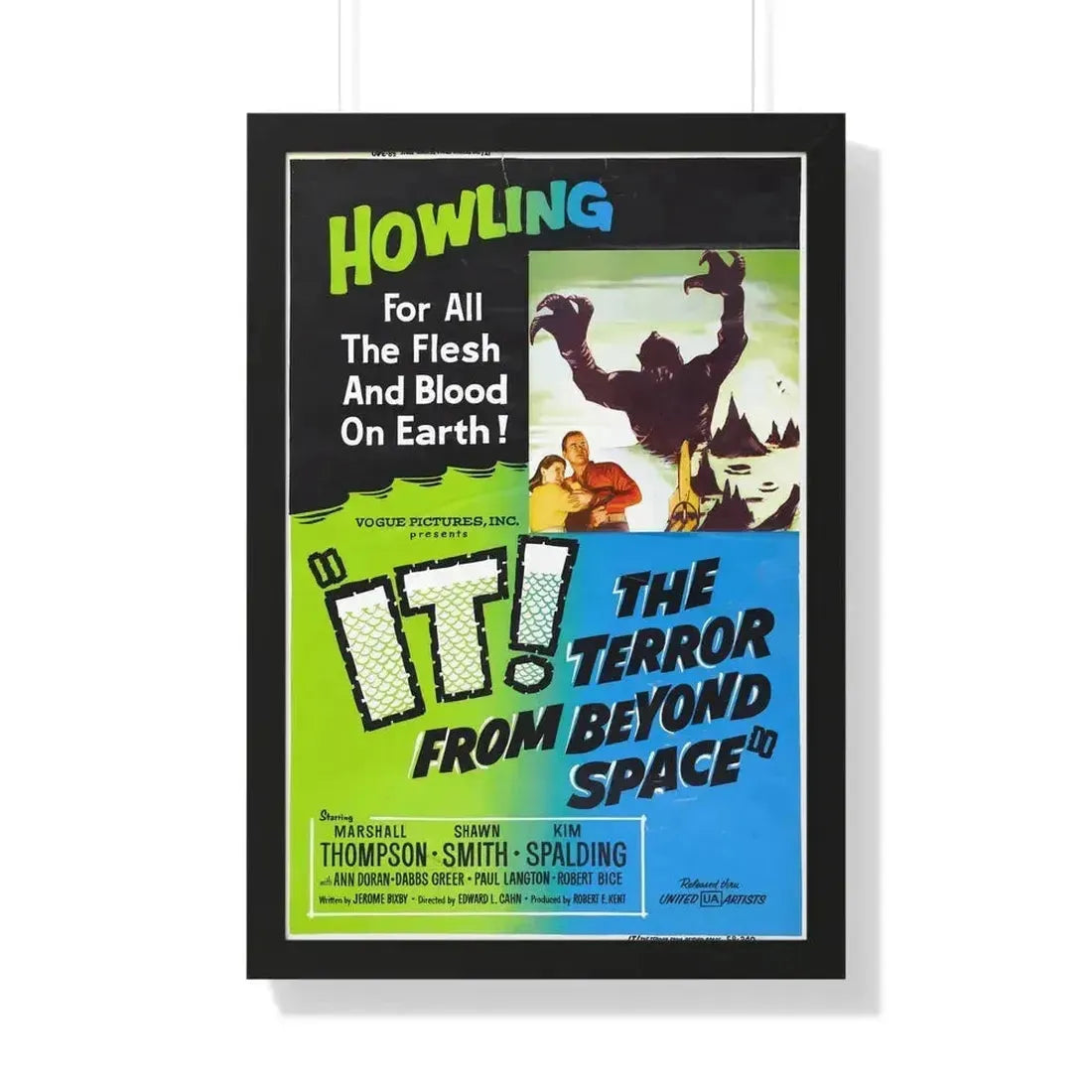 IT! THE TERROR FROM BEYOND SPACE (2) 1958 - Framed Movie Poster 20" x 30" Black - The Sticker Space