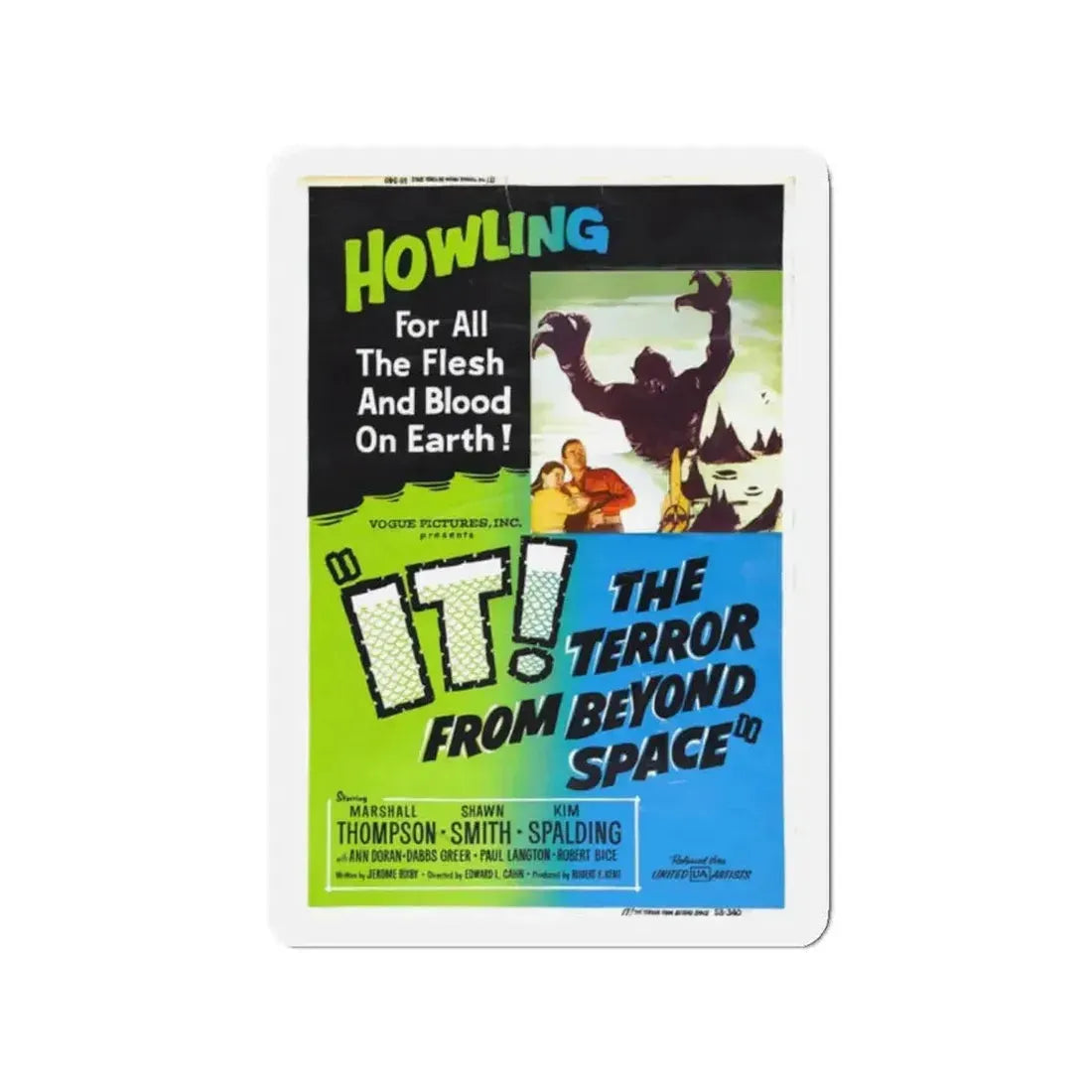 IT! THE TERROR FROM BEYOND SPACE (2) 1958 Movie Poster - Refrigerator Magnet - The Sticker Space
