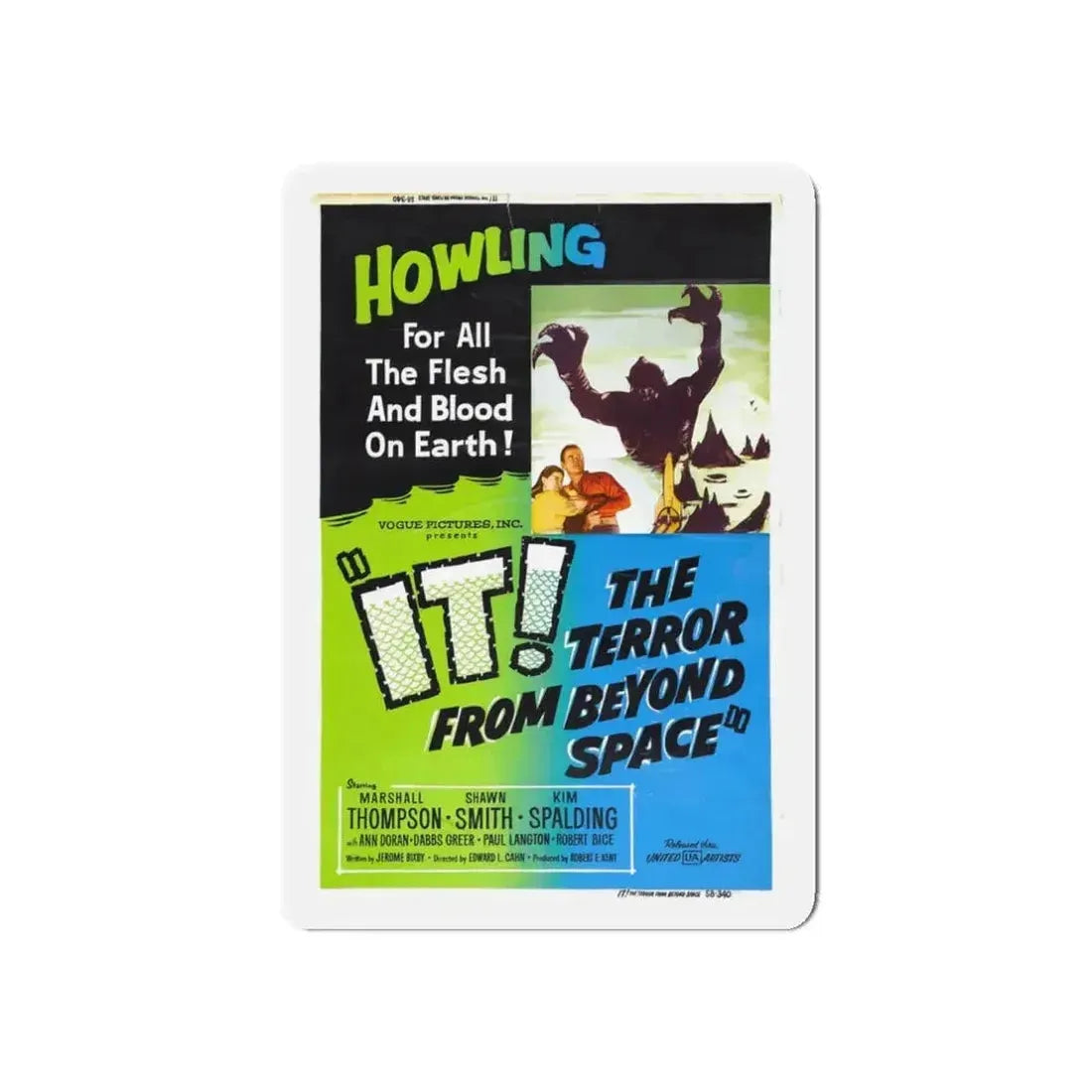 IT! THE TERROR FROM BEYOND SPACE (2) 1958 Movie Poster - Refrigerator Magnet - The Sticker Space