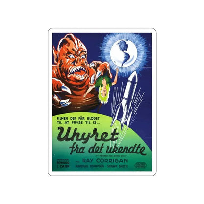 IT! THE TERROR FROM BEYOND SPACE (SCANDINAVIAN) 1958 Movie Poster STICKER Vinyl Die-Cut Decal 5 Inch - The Sticker Space
