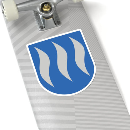 Itä-Uusimaa.vaakuna (Finland) (Coat of Arms) STICKER Vinyl Kiss-Cut Decal - The Sticker Space