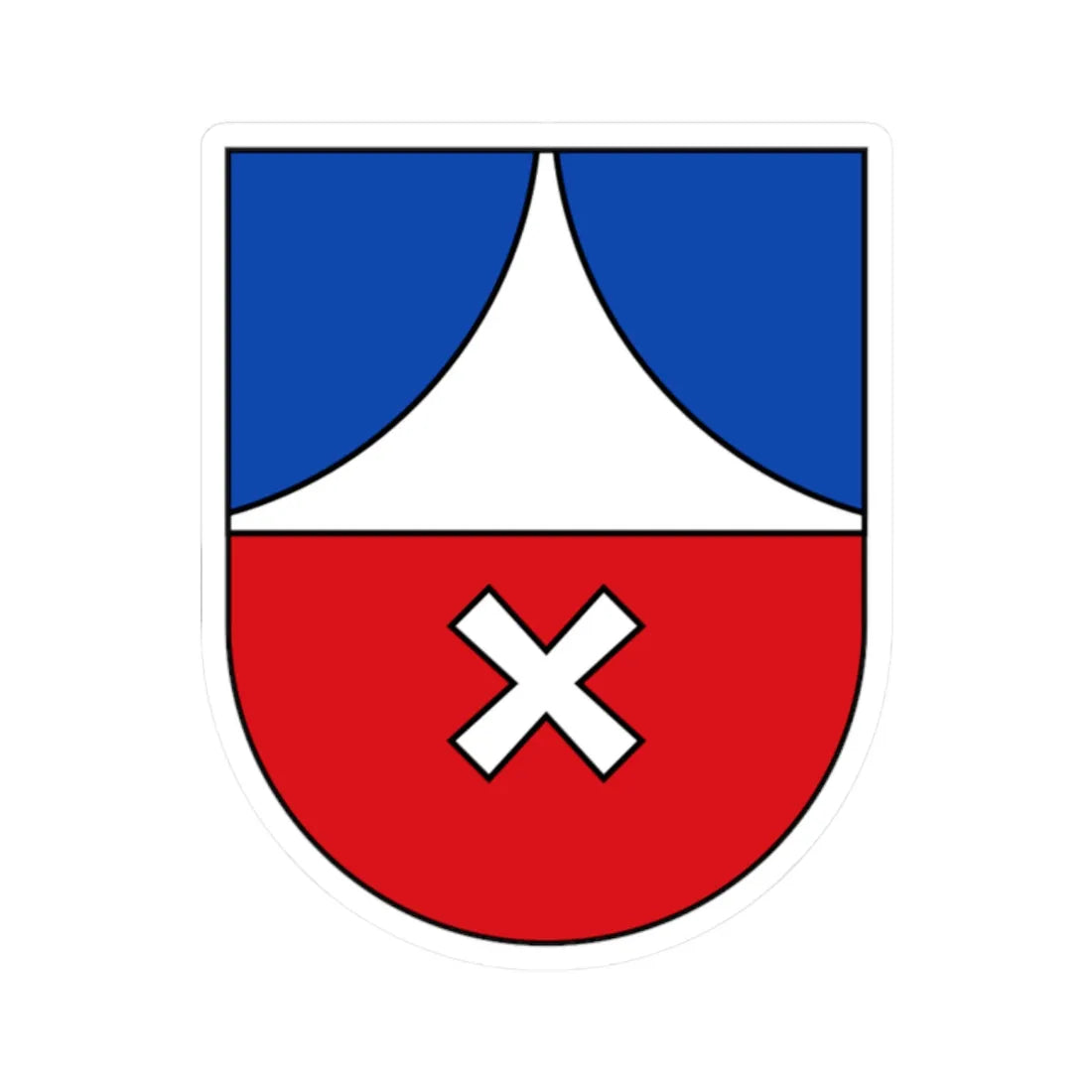 ITA Aldein COA (Italy) (Coat of Arms) STICKER Vinyl Kiss-Cut Decal 2 Inch White - The Sticker Space