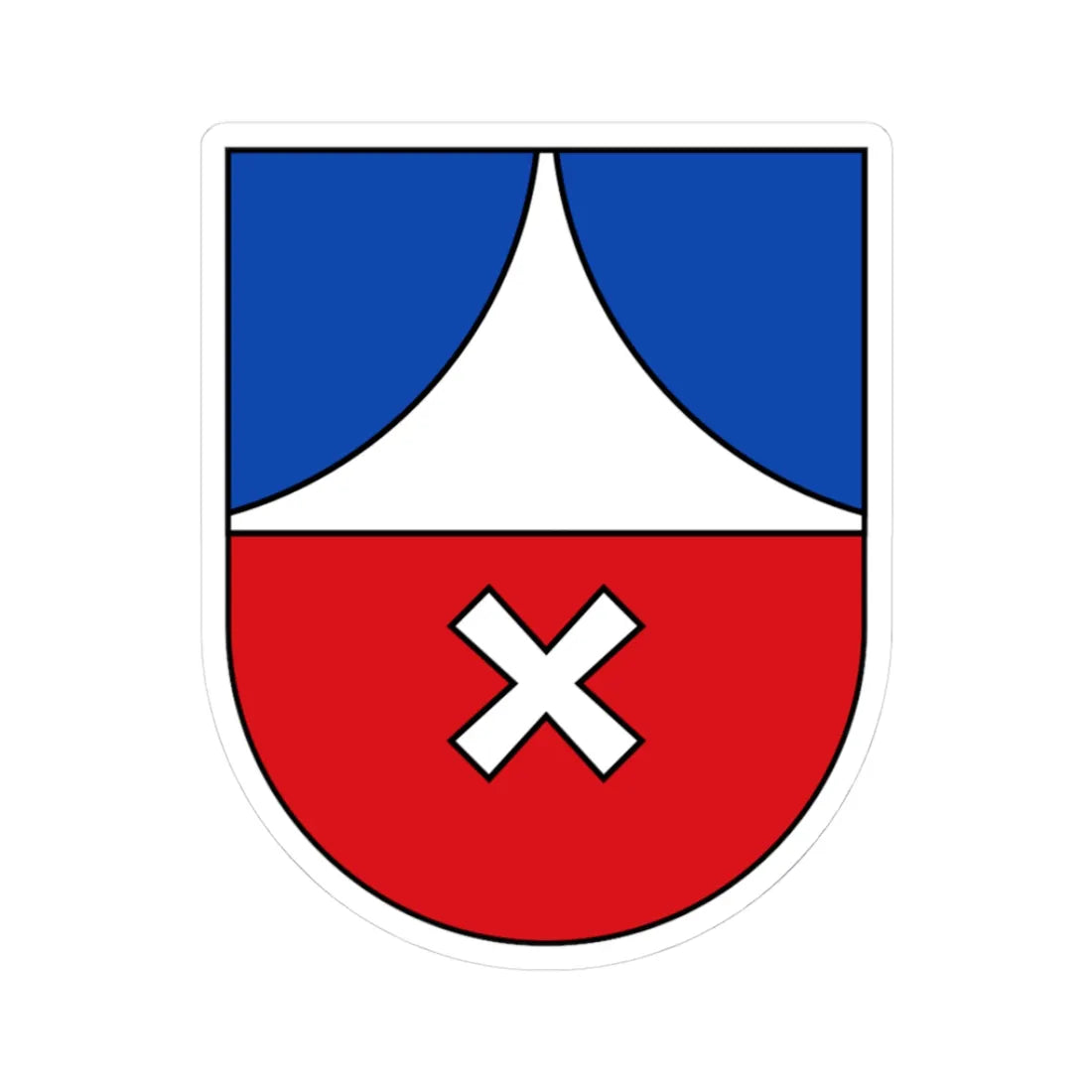 ITA Aldein COA (Italy) (Coat of Arms) STICKER Vinyl Kiss-Cut Decal 3 Inch White - The Sticker Space