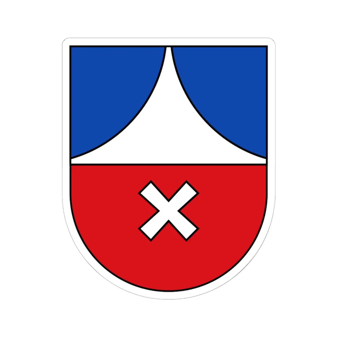 ITA Aldein COA (Italy) (Coat of Arms) STICKER Vinyl Kiss-Cut Decal 6 Inch White - The Sticker Space