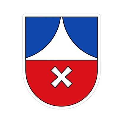 ITA Aldein COA (Italy) (Coat of Arms) STICKER Vinyl Kiss-Cut Decal 6 Inch White - The Sticker Space