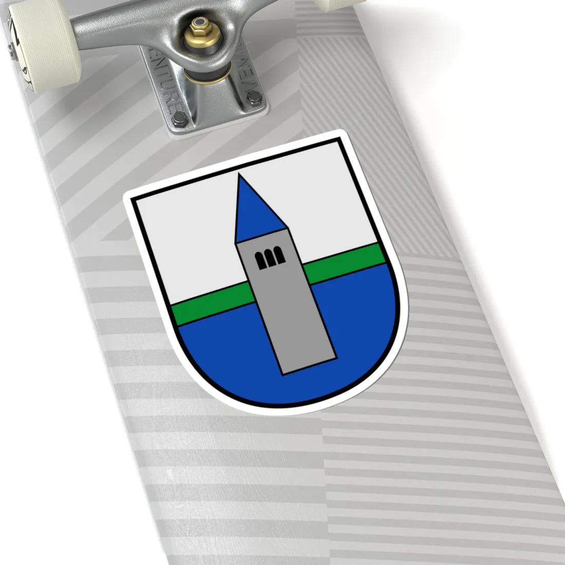 ITA Curon Venosta COA (Italy) (Coat of Arms) STICKER Vinyl Kiss-Cut Decal - The Sticker Space