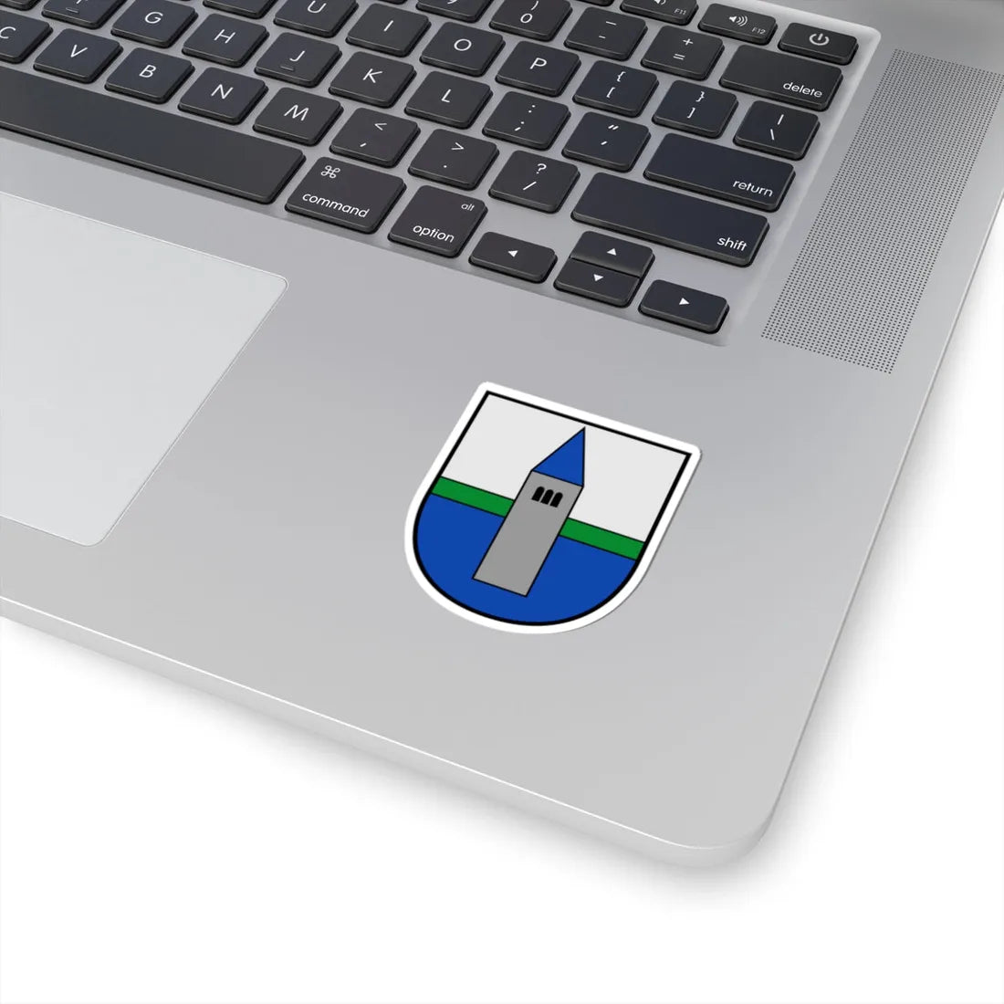 ITA Curon Venosta COA (Italy) (Coat of Arms) STICKER Vinyl Kiss-Cut Decal - The Sticker Space