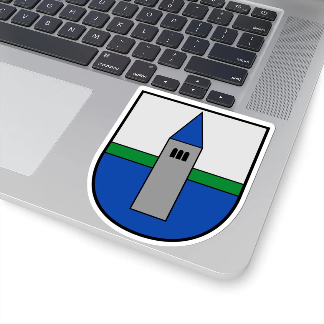 ITA Curon Venosta COA (Italy) (Coat of Arms) STICKER Vinyl Kiss-Cut Decal - The Sticker Space