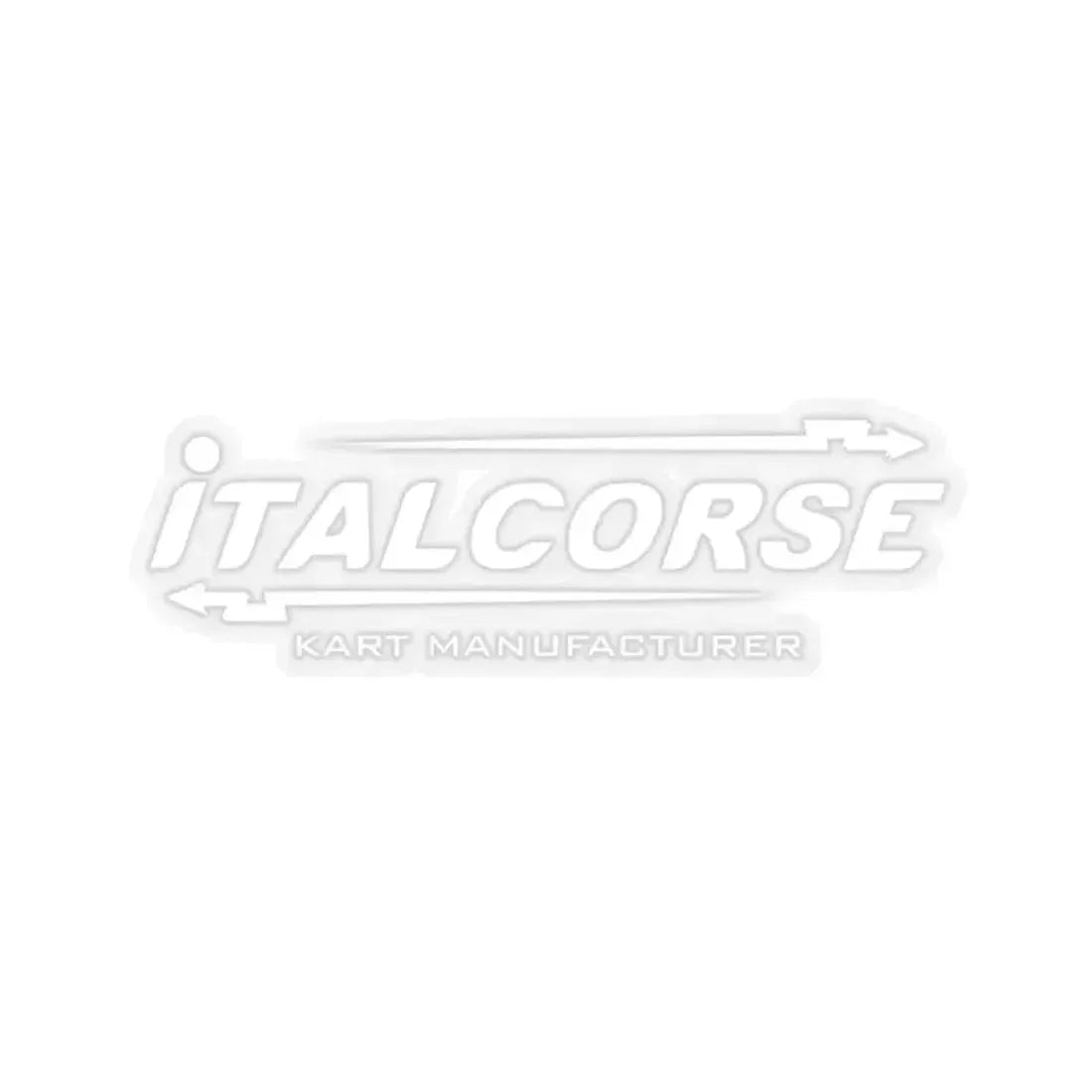 Italcorse D.A.M. S.r.l. (white) (Logo) STICKER Vinyl Kiss-Cut Decal 2 Inch Transparent - The Sticker Space