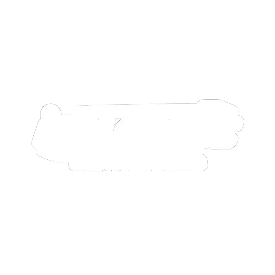 Italcorse D.A.M. S.r.l. (white) (Logo) STICKER Vinyl Kiss-Cut Decal 6 Inch White - The Sticker Space