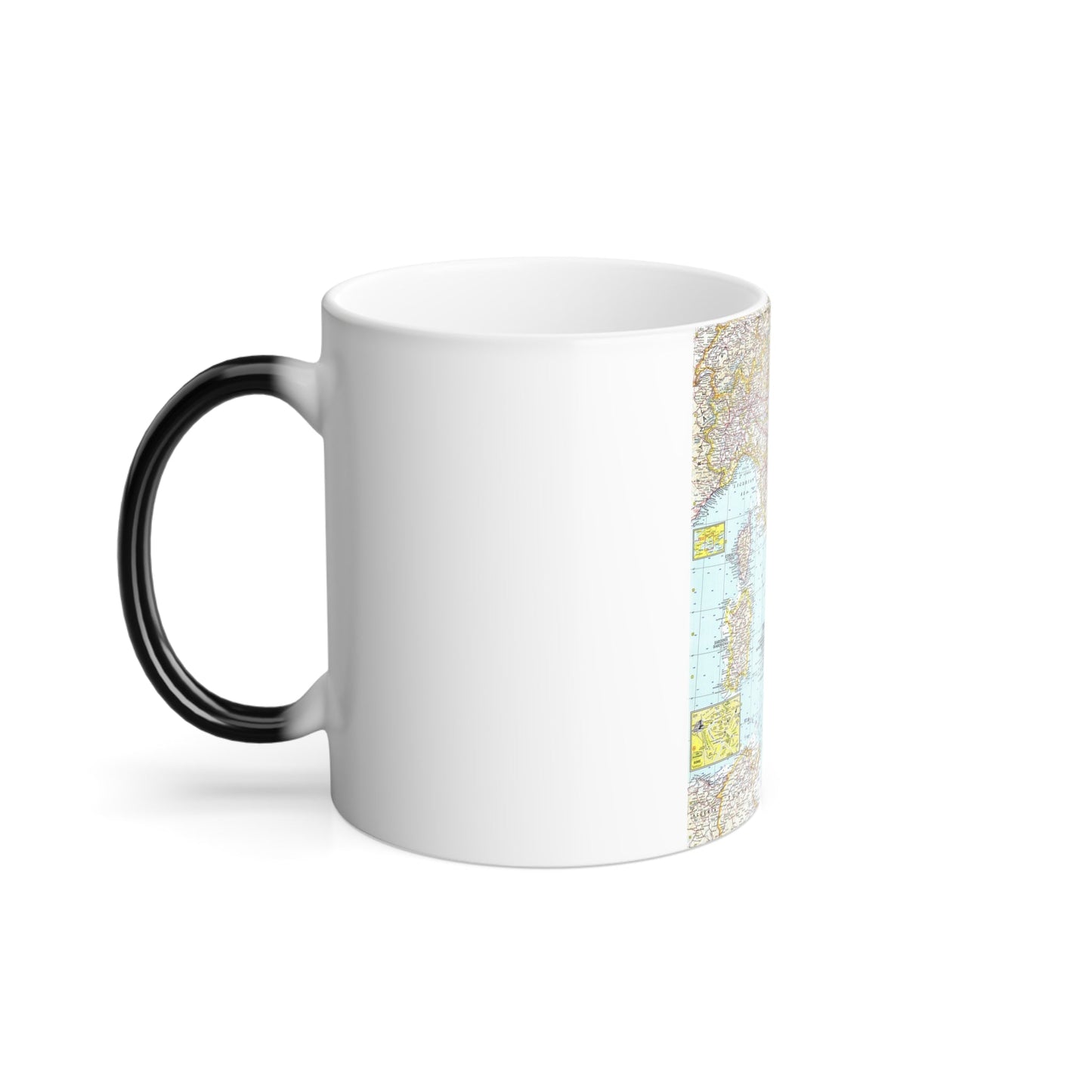 Italy (1961) (Map) Color Changing Mug 11oz-11oz-The Sticker Space