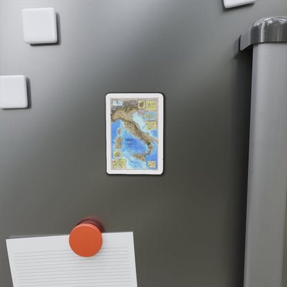 Italy (1995) (Map) Refrigerator Magnet-The Sticker Space