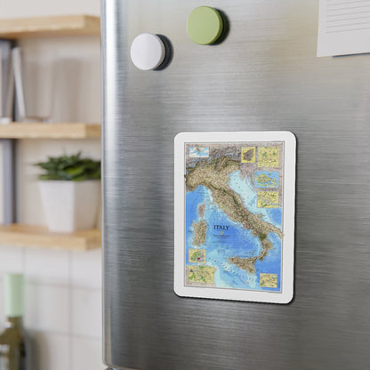 Italy (1995) (Map) Refrigerator Magnet-The Sticker Space