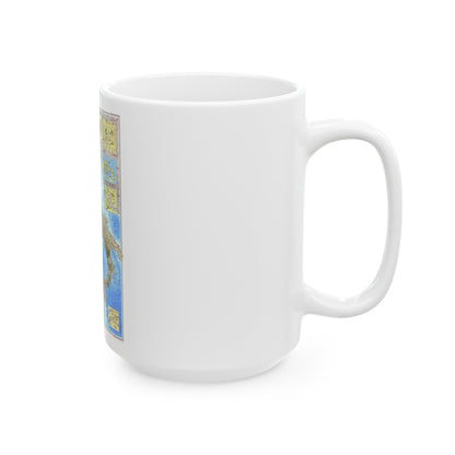 Italy (1995) (Map) White Coffee Mug-The Sticker Space