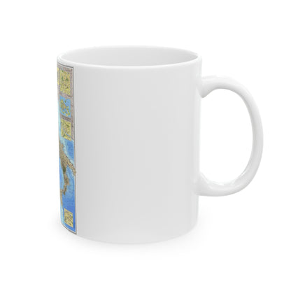 Italy (1995) (Map) White Coffee Mug-The Sticker Space