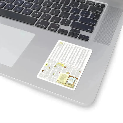 Italy - A Traveller's Map 2 (1970) (Map) STICKER Vinyl Kiss-Cut Decal - The Sticker Space