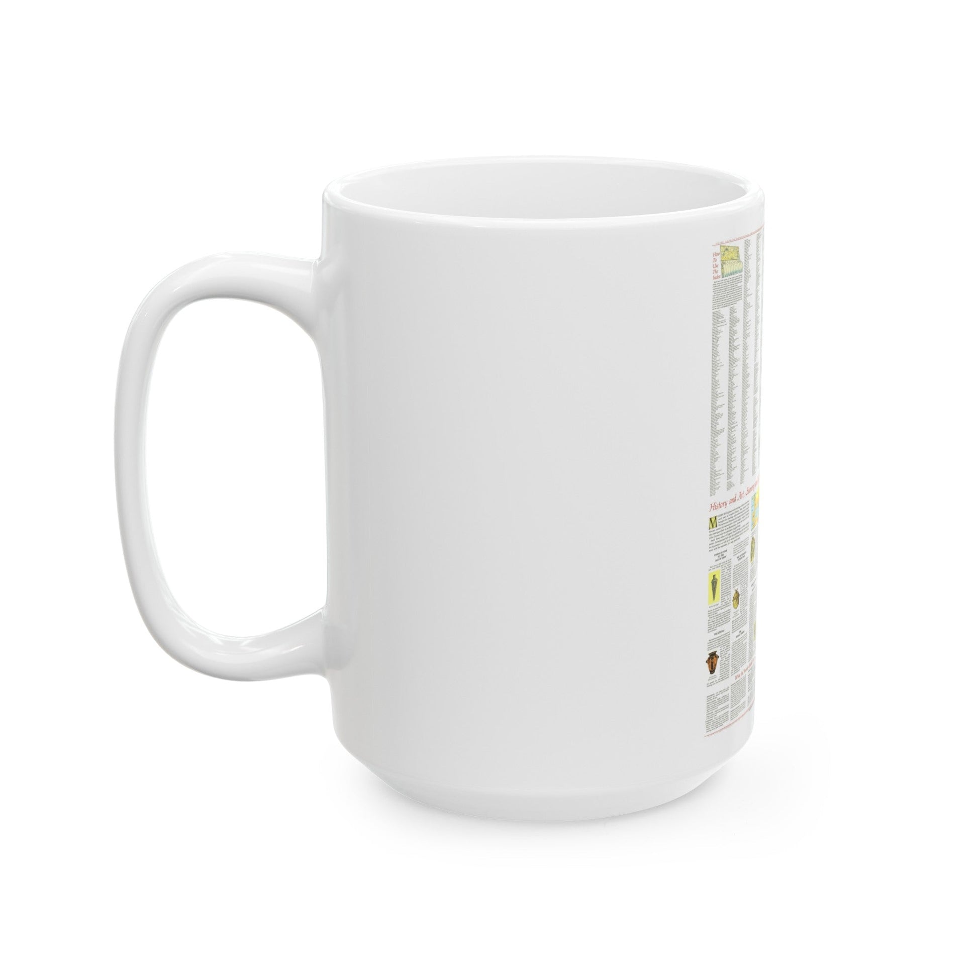 Italy - A Traveller's Map 2 (1970) (Map) White Coffee Mug-The Sticker Space