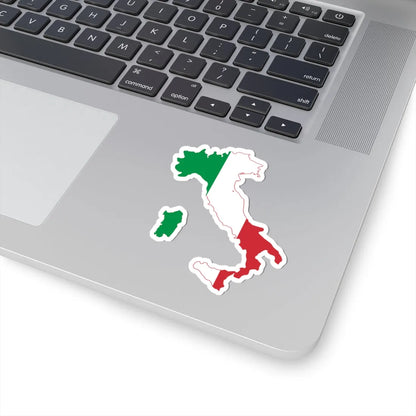 Italy looking like the flag (Italy) STICKER Vinyl Kiss-Cut Decal - The Sticker Space