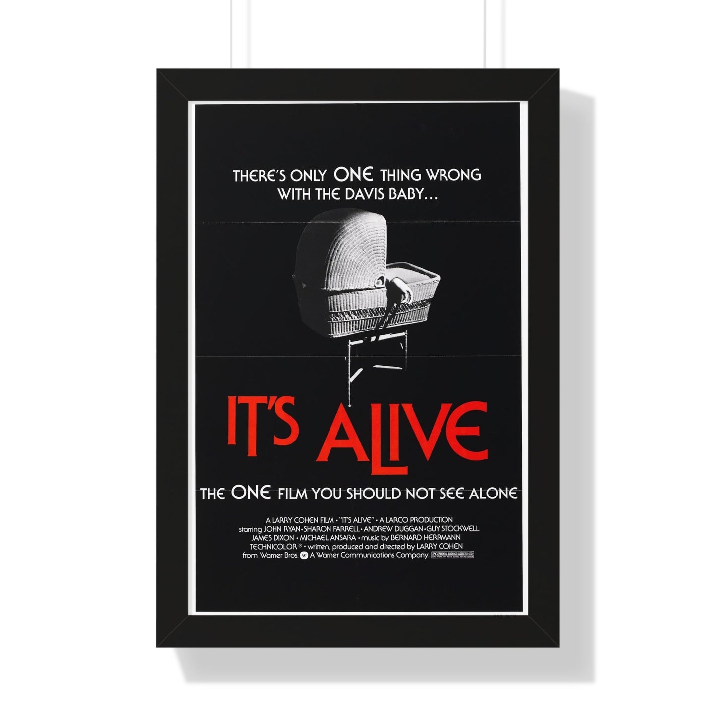 IT'S ALIVE 1974 - Framed Movie Poster-16″ x 24″-The Sticker Space