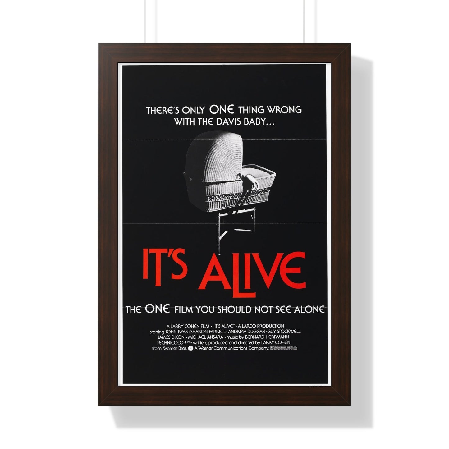 IT'S ALIVE 1974 - Framed Movie Poster-16″ x 24″-The Sticker Space