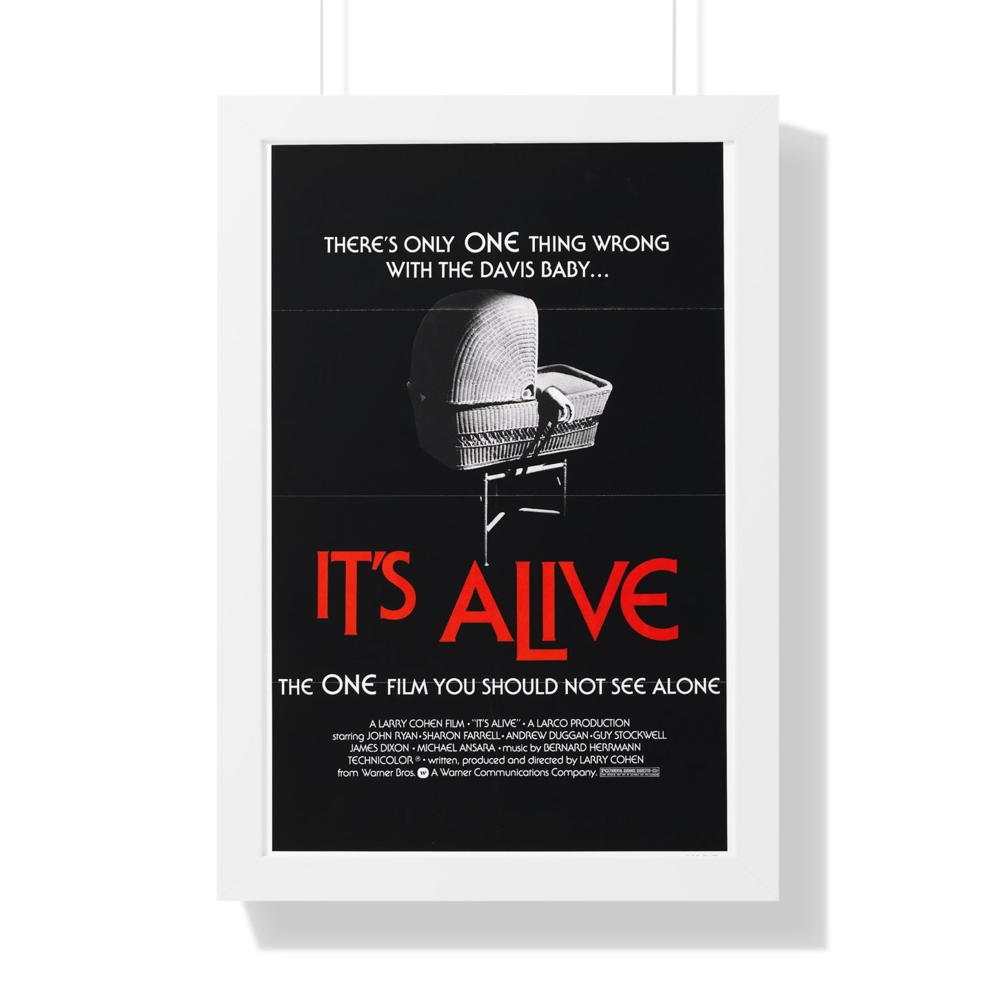 IT'S ALIVE 1974 - Framed Movie Poster-16″ x 24″-The Sticker Space