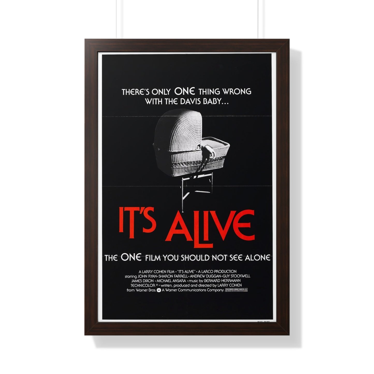 IT'S ALIVE 1974 - Framed Movie Poster-20" x 30"-The Sticker Space