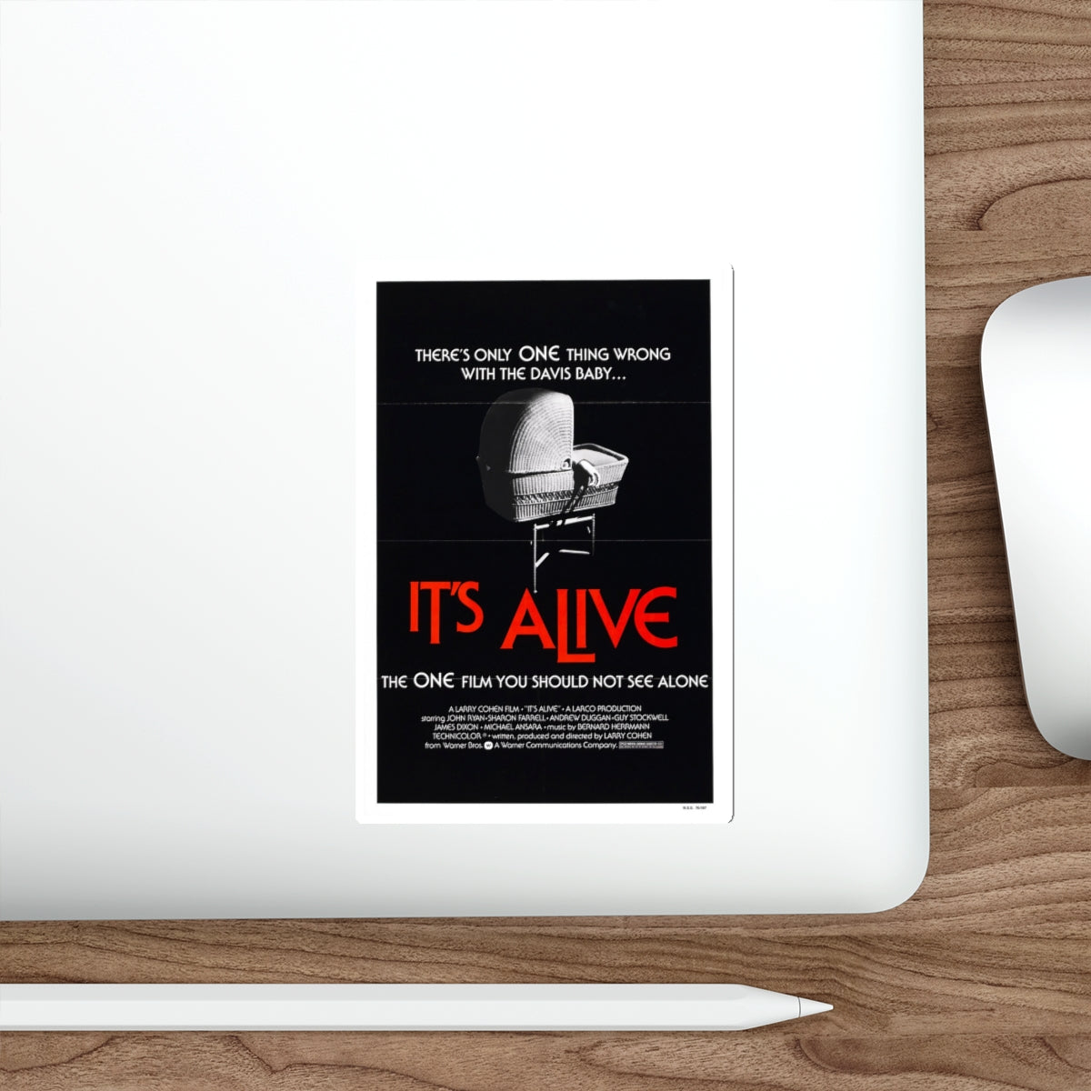 IT'S ALIVE 1974 Movie Poster STICKER Vinyl Die-Cut Decal-The Sticker Space