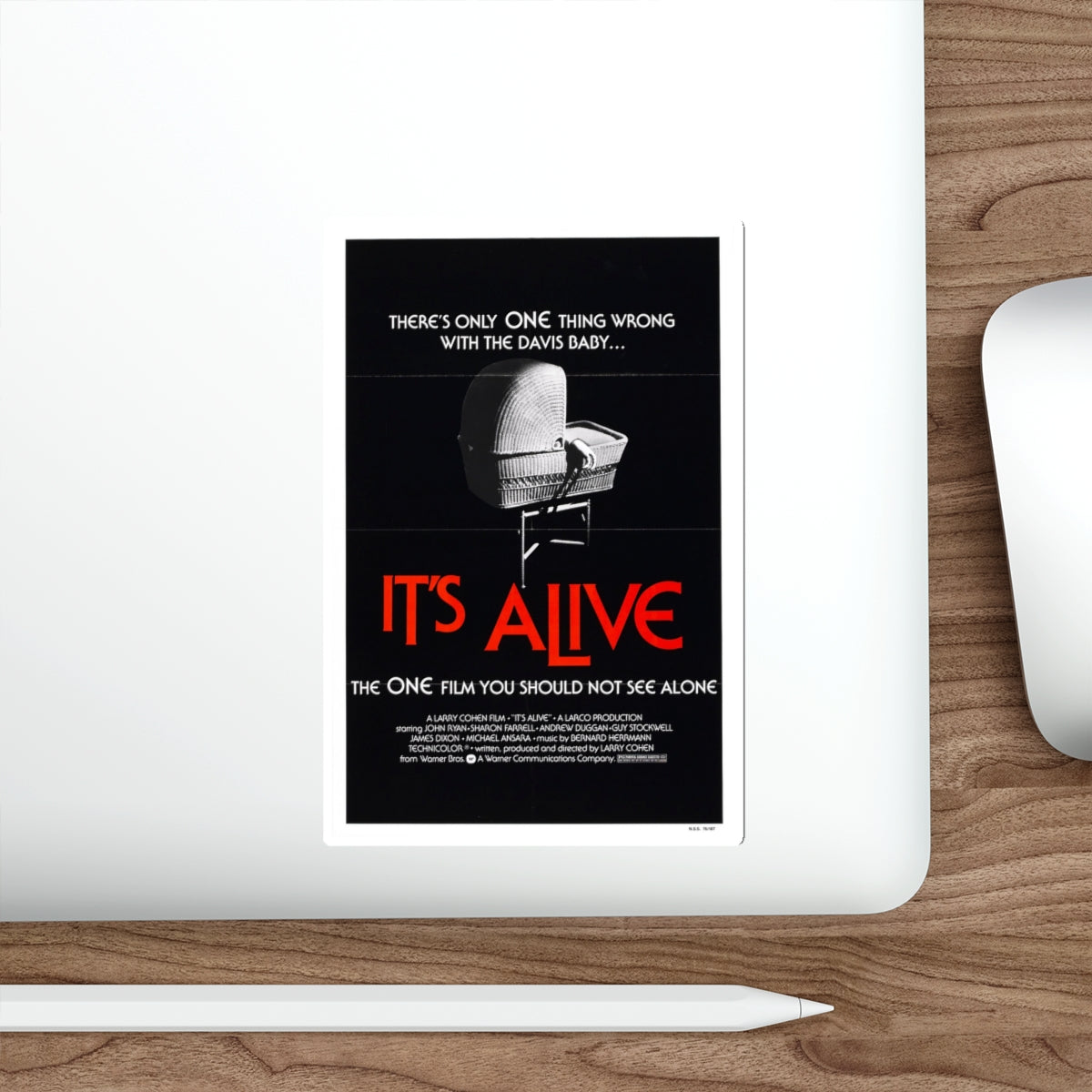 IT'S ALIVE 1974 Movie Poster STICKER Vinyl Die-Cut Decal-The Sticker Space