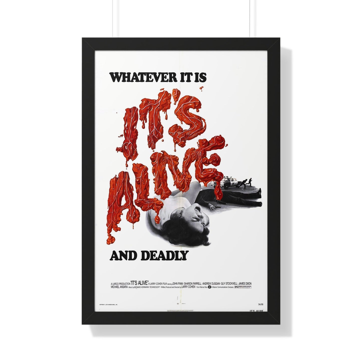 IT'S ALIVE (2) 1974 - Framed Movie Poster-20" x 30"-The Sticker Space