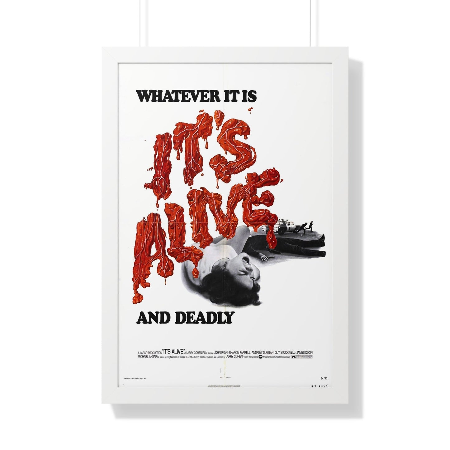 IT'S ALIVE (2) 1974 - Framed Movie Poster-20" x 30"-The Sticker Space