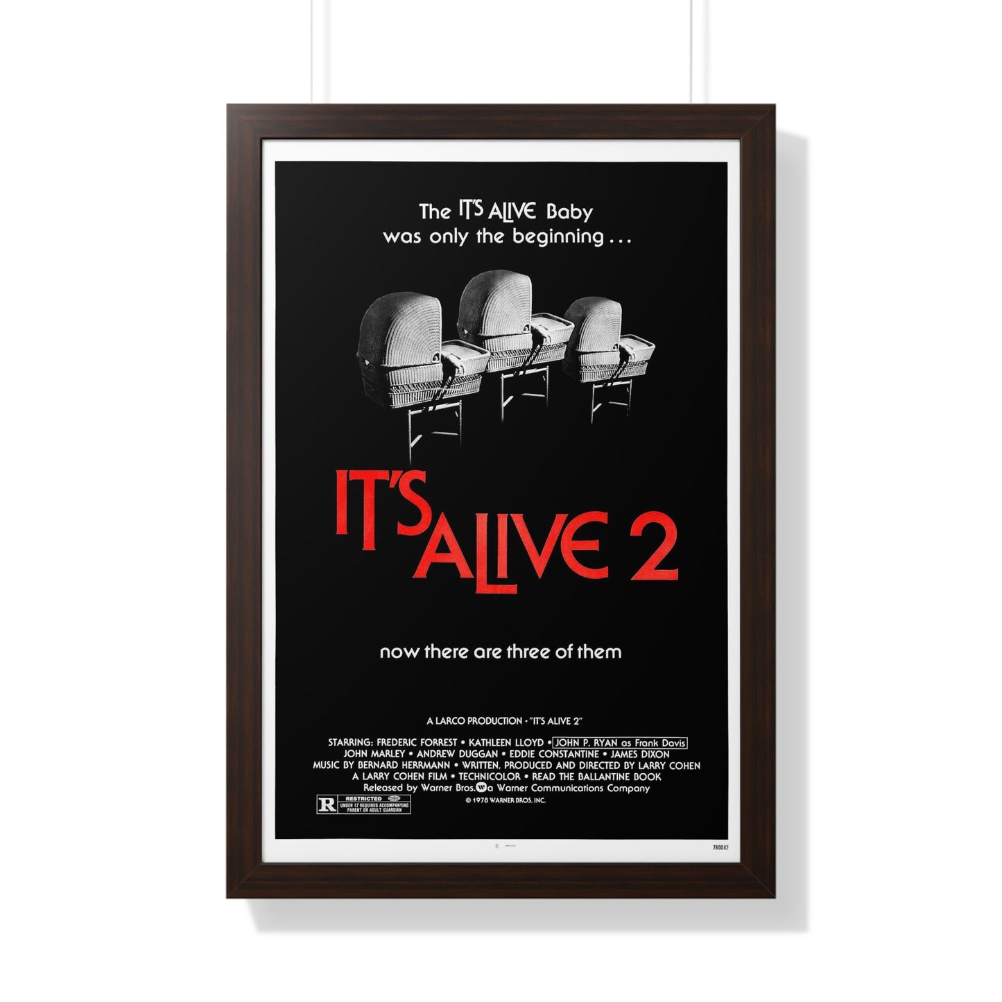 IT'S ALIVE 2 (IT LIVES AGAIN) 1978 - Framed Movie Poster-20" x 30"-The Sticker Space