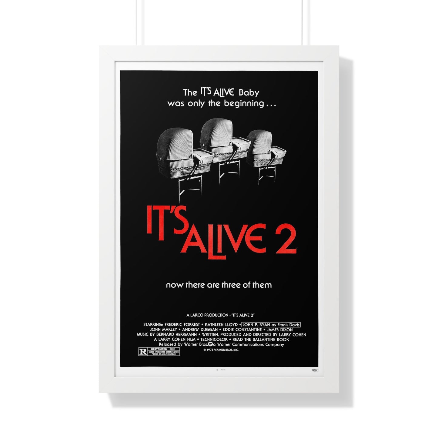 IT'S ALIVE 2 (IT LIVES AGAIN) 1978 - Framed Movie Poster-20" x 30"-The Sticker Space