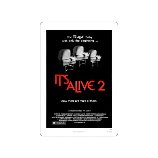 IT'S ALIVE 2 (IT LIVES AGAIN) 1978 Movie Poster STICKER Vinyl Die-Cut Decal-2 Inch-The Sticker Space