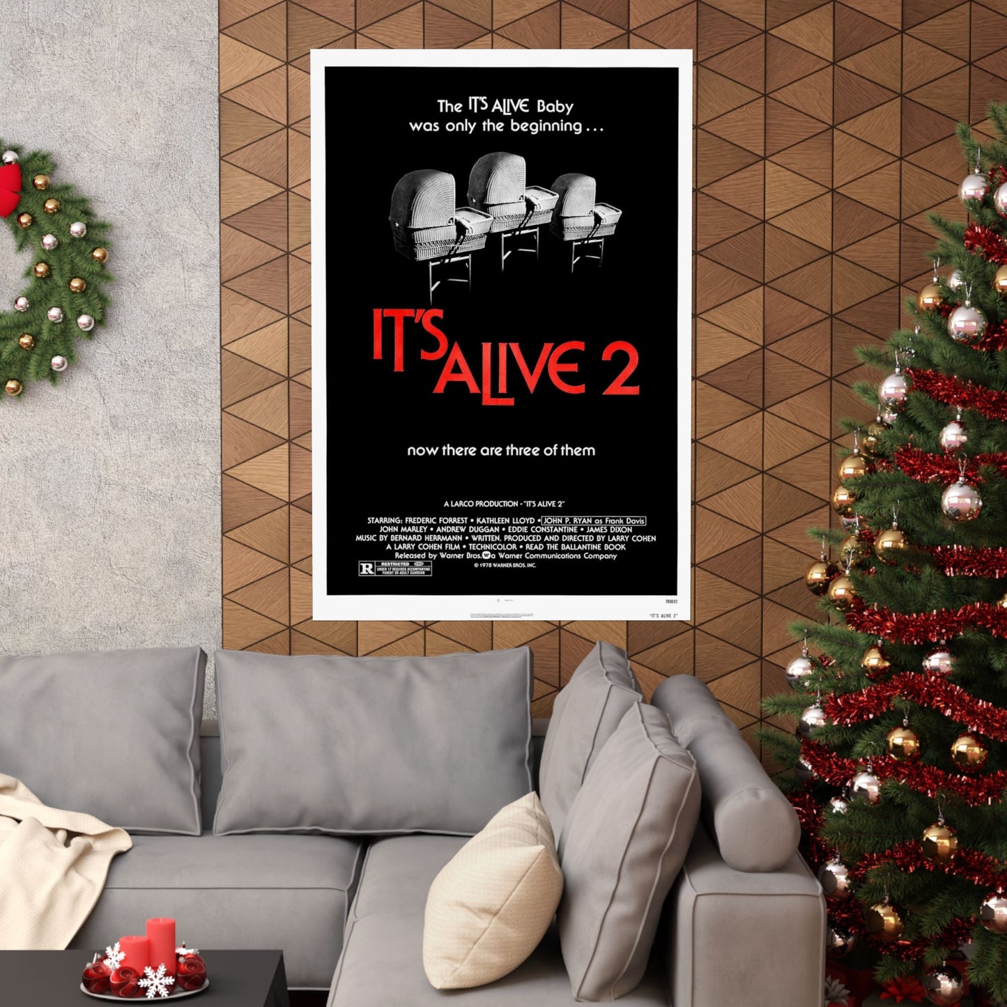 IT'S ALIVE 2 (IT LIVES AGAIN) 1978 - Paper Movie Poster-The Sticker Space