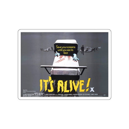 IT'S ALIVE (3) 1974 Movie Poster STICKER Vinyl Die-Cut Decal-5 Inch-The Sticker Space