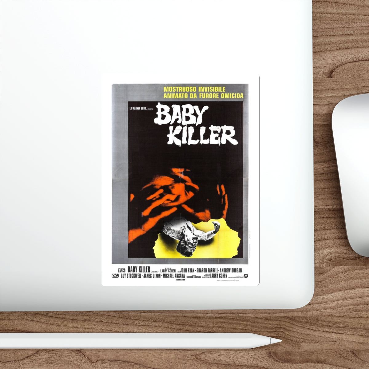 IT'S ALIVE (ITALIAN 2) 1974 Movie Poster STICKER Vinyl Die-Cut Decal-The Sticker Space