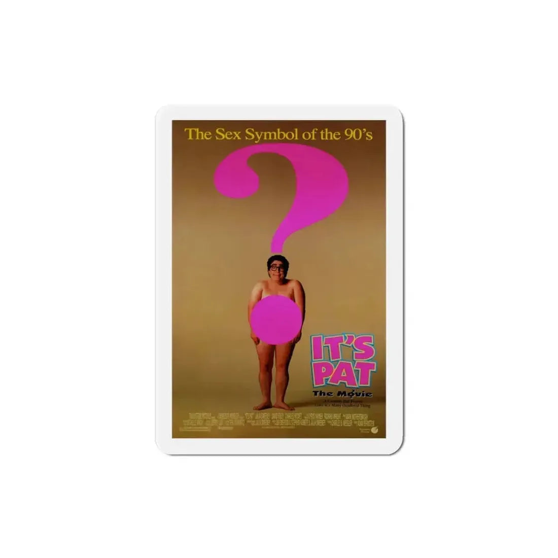 Its Pat 1994 Movie Poster Refrigerator Magnet 3 Inch - The Sticker Space