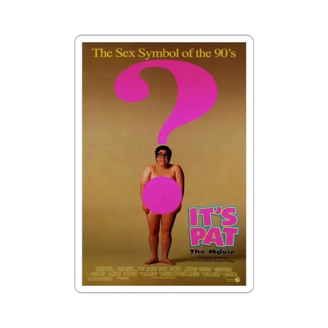 Its Pat 1994 Movie Poster STICKER Vinyl Die-Cut Decal 3 Inch - The Sticker Space