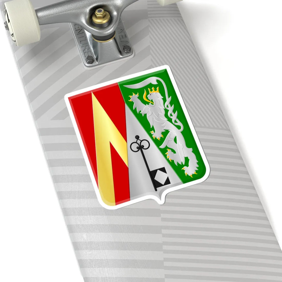 Ittre wapen (Belgium) (Coat of Arms) STICKER Vinyl Kiss-Cut Decal - The Sticker Space