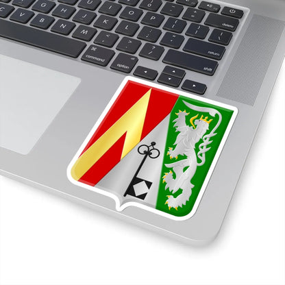 Ittre wapen (Belgium) (Coat of Arms) STICKER Vinyl Kiss-Cut Decal - The Sticker Space