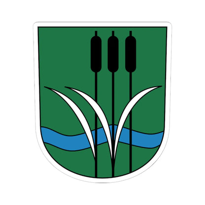 Itzikon coat of arms (Switzerland) (Coat of Arms) STICKER Vinyl Kiss-Cut Decal 6 Inch White - The Sticker Space