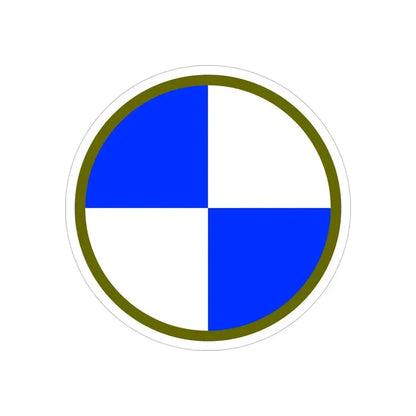 IV Corps (U.S. Army) REVERSE PRINT Transparent Die-Cut STICKER 6 Inch Die-Cut Transparent - The Sticker Space
