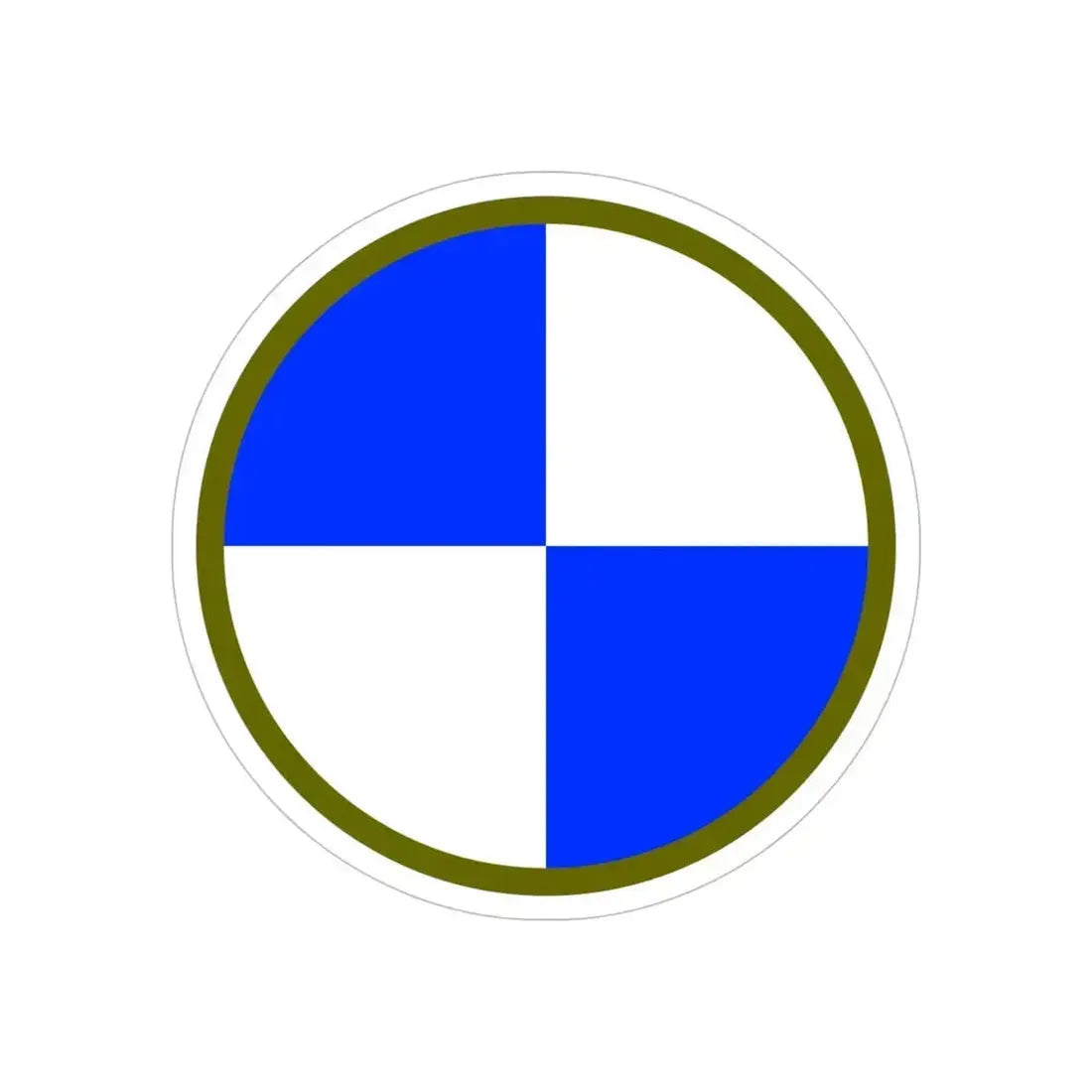 IV Corps (U.S. Army) REVERSE PRINT Transparent Die-Cut STICKER - The Sticker Space