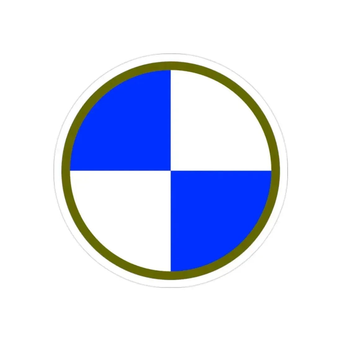 IV Corps (U.S. Army) REVERSE PRINT Transparent Die-Cut STICKER - The Sticker Space