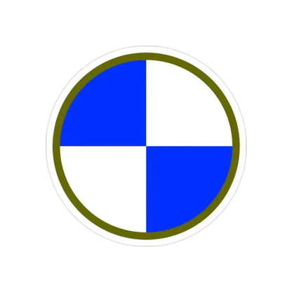 IV Corps (U.S. Army) REVERSE PRINT Transparent Die-Cut STICKER - The Sticker Space