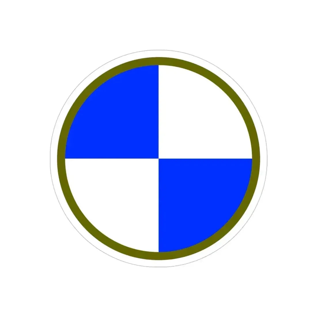 IV Corps (U.S. Army) REVERSE PRINT Transparent Die-Cut STICKER - The Sticker Space