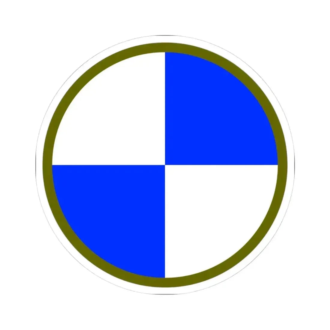 IV Corps (U.S. Army) STICKER Vinyl Kiss-Cut Decal 3 Inch White - The Sticker Space