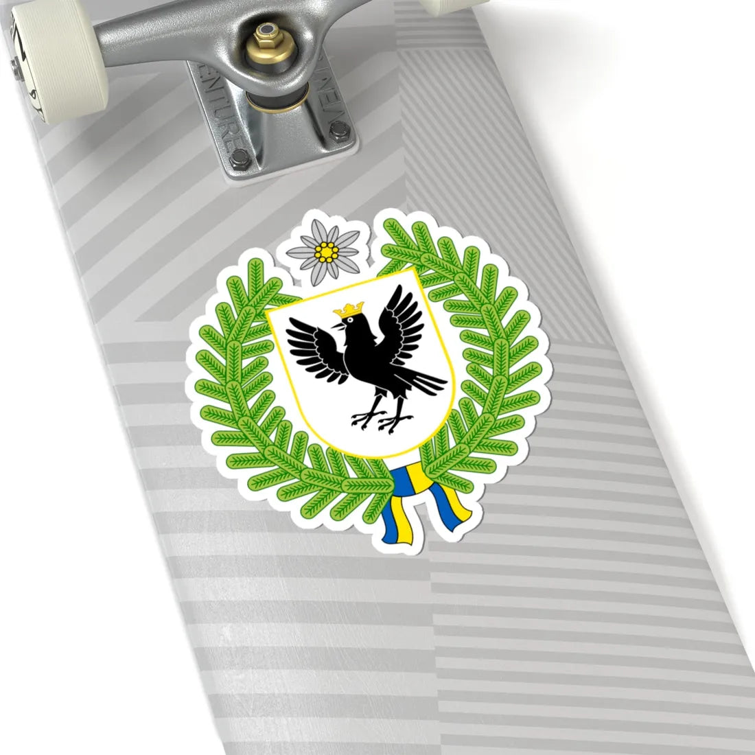 Ivano-Frankivsk Oblast-COA (Ukraine) (Coat of Arms) STICKER Vinyl Kiss-Cut Decal - The Sticker Space