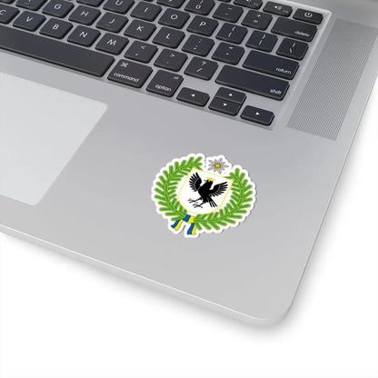 Ivano-Frankivsk Oblast-COA (Ukraine) (Coat of Arms) STICKER Vinyl Kiss-Cut Decal - The Sticker Space